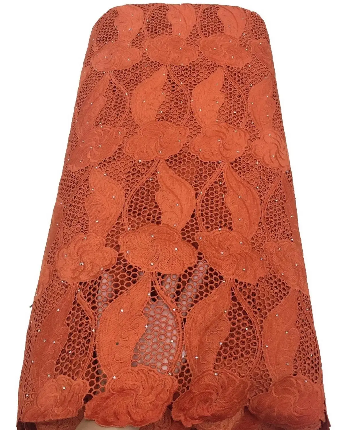 

Африканский шнур, кружевная ткань с камнями, отверстия для ушей, водорастворимое кружево, тюль, кружевная ткань, нигерийская кружевная ткань ML8653