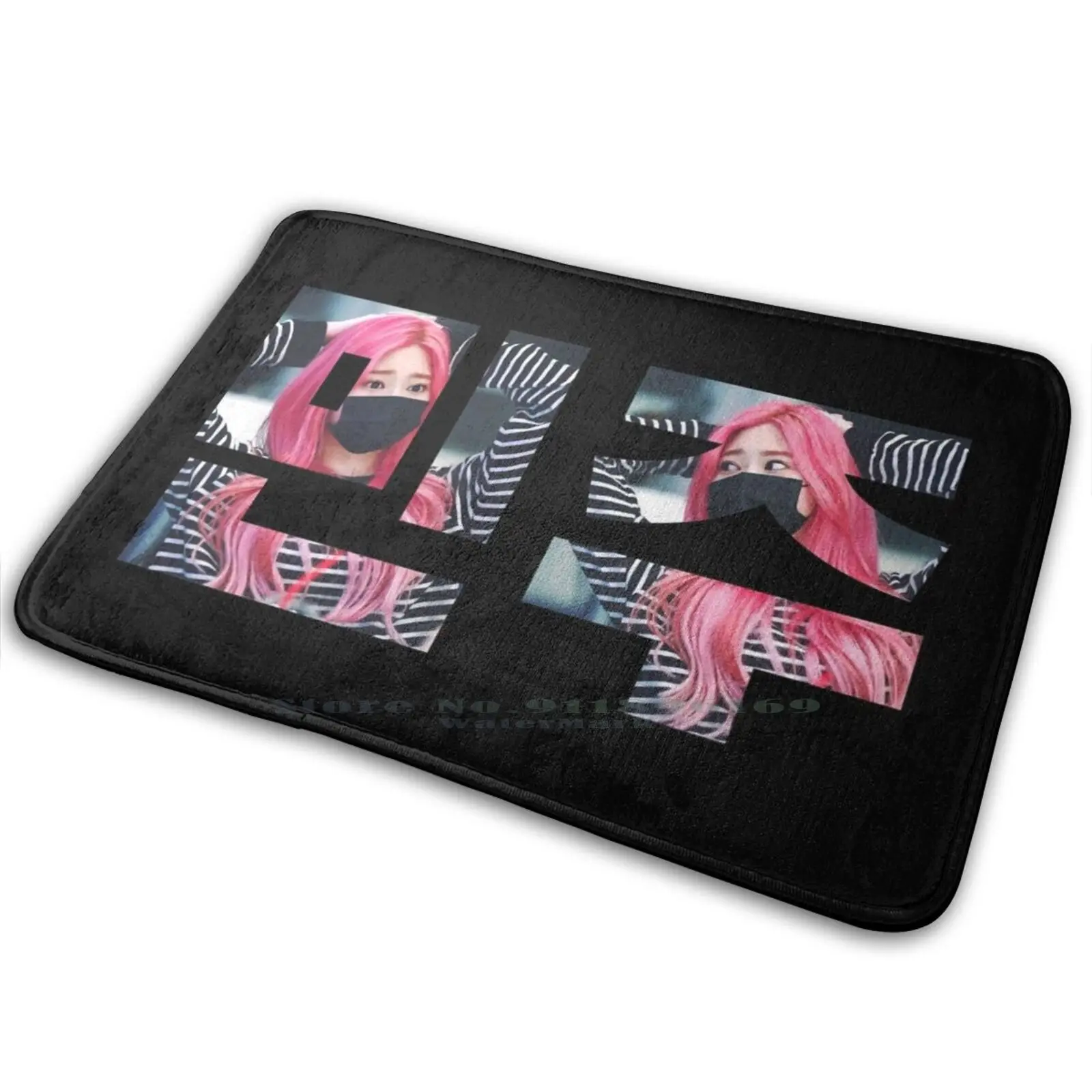 Iz * One Izone Minju Kpop Hangul? Коврик Противоскользящий коврик для входной двери в спальню Kim