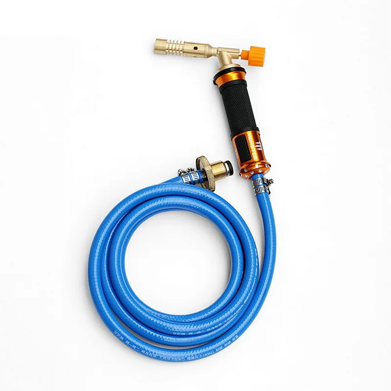 

Electronic Ignition Liquefied Gas Welding Gun Torch Kit with 3M Hose for Soldering Cooking Brazing Heating Lighting Weed Killing