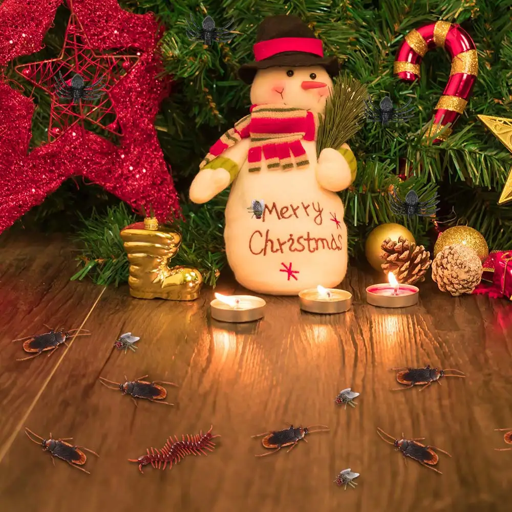 160/150 шт набор шутка ужас поддельные черви резиновые шутки игрушки тараканов