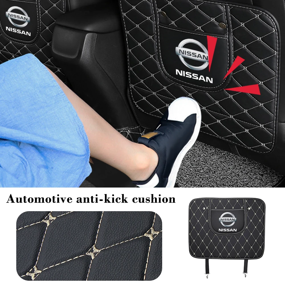 Кожаный противоударный коврик для автомобильного сиденья защитный чехол