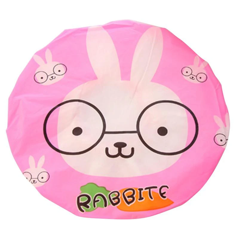 1 шт. милая водонепроницаемая шапочка для душа с мультяшным животным