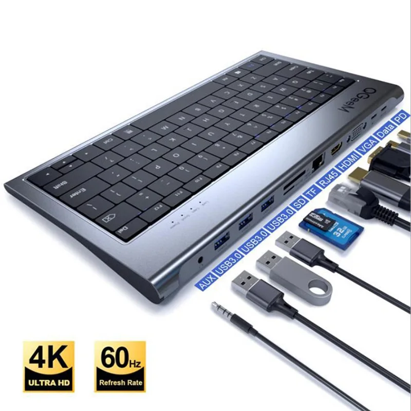 

Док-станция для компьютера, USB 3,0, 4 порта