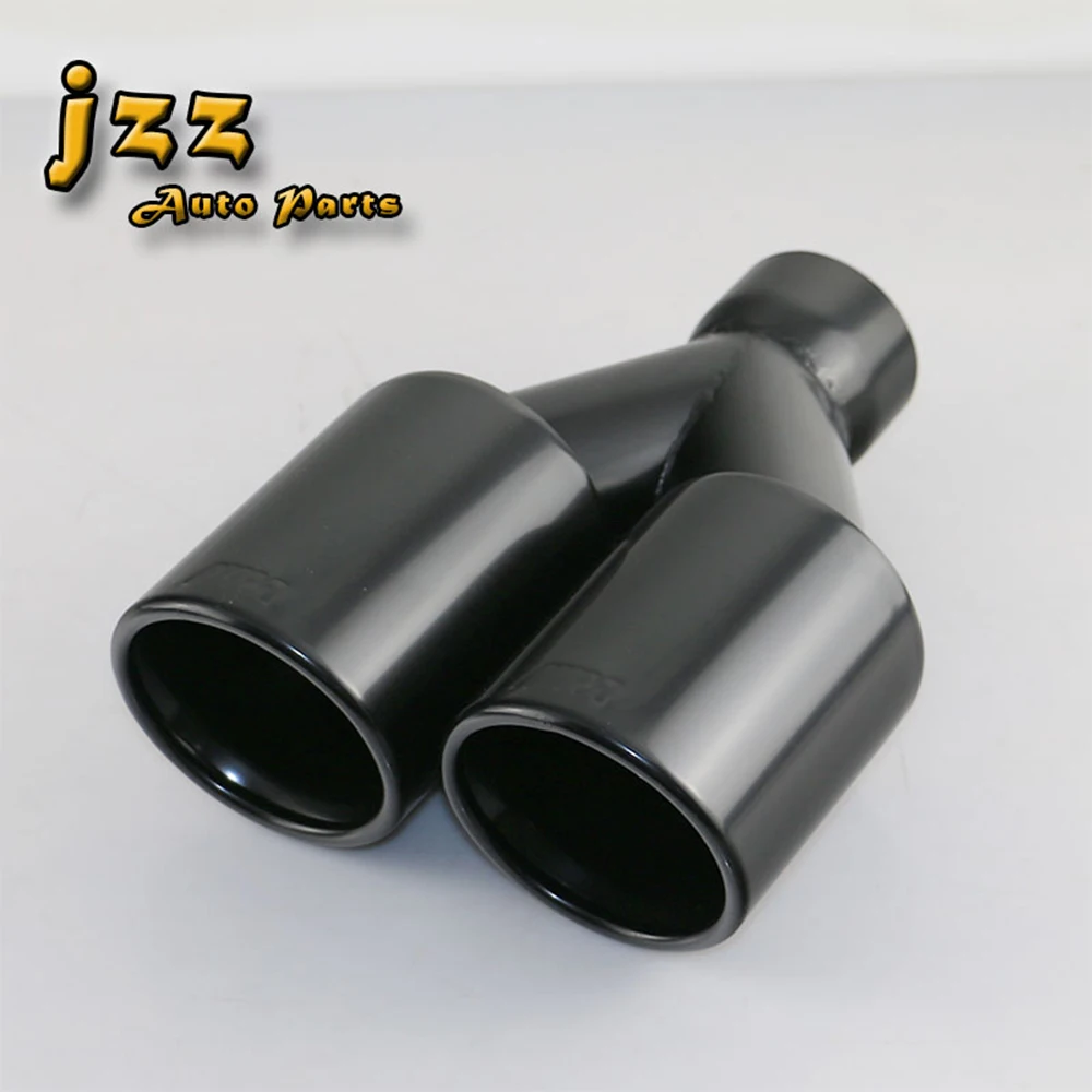 JZZ COZMA 1 шт. высокое качество двойная Автомобильная выхлопная труба глушитель из