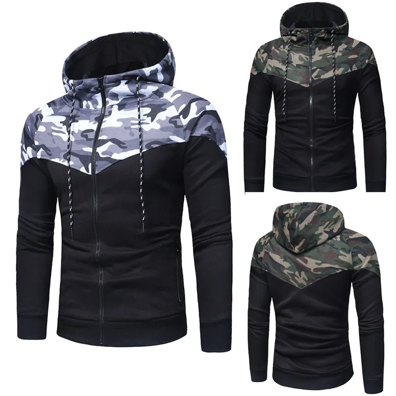 Костюм спортивный мужской Камуфляжный Свитшот и штаны костюм для бега