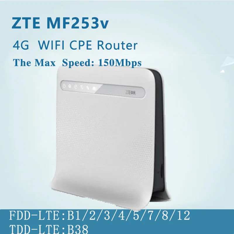Разблокированный ZTE MF253 4g Роутер lan порт lte роутер промышленная точка доступа Wi-Fi с