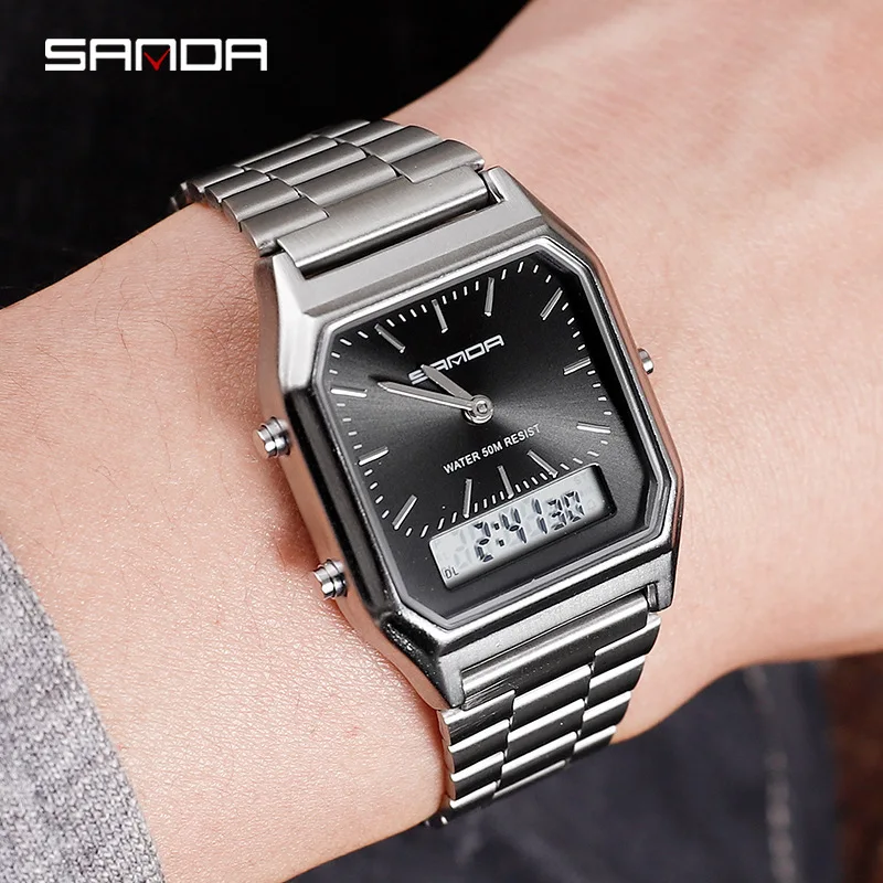 

Men's Business Quartz Watch Simple Men's Watch Fashion Retro Steel Strip Watch 747