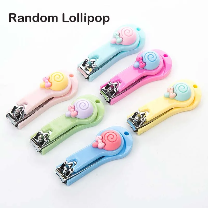 Random Round Candy 12 шт. в упаковке, милые леденец на палочке с цветочным рисунком кролика кусачки для ногтей для девочек День рождения пользу для подарков для будущей матери для крещения ребенка подарки, сувениры - Цвет: Random Round Candy