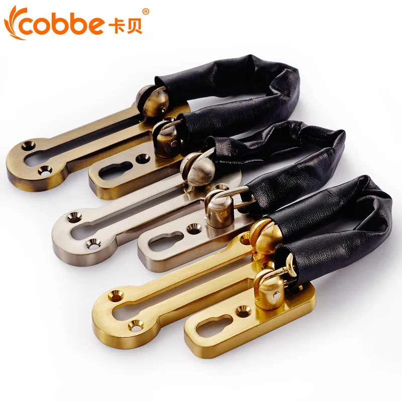 Безопасная Противоугонная дверная цепь отельный замок болт сдвиг утолщение