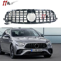 w213 mesh gt style racing grille for benz e class sedan w213 2020 2021 in car styling accessory