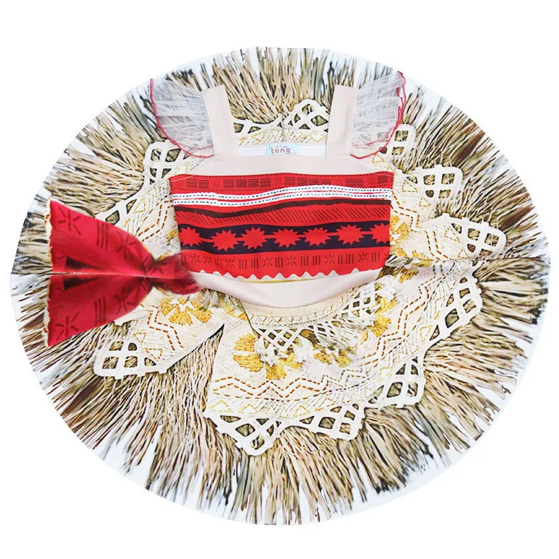 2020 новое платье для девочек вечерние платья с рисунком из аниме Моана Костюм