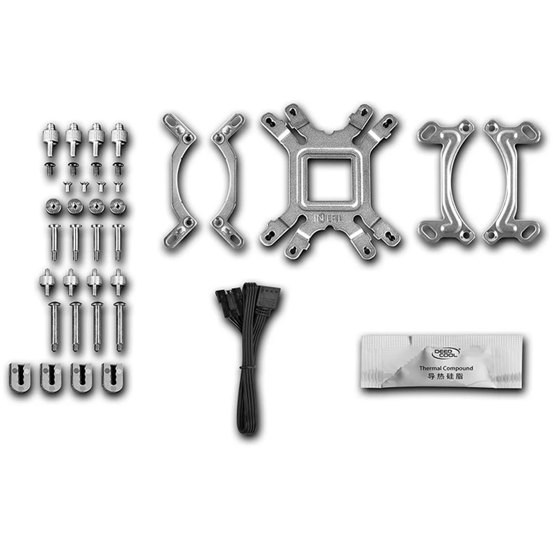 

Deepcool GAMMAXX L120 V2/L120T BLUE/Red CPU water-cooled radiator, 120mm silent fan, dynamic balance leak-proof liquid cooler