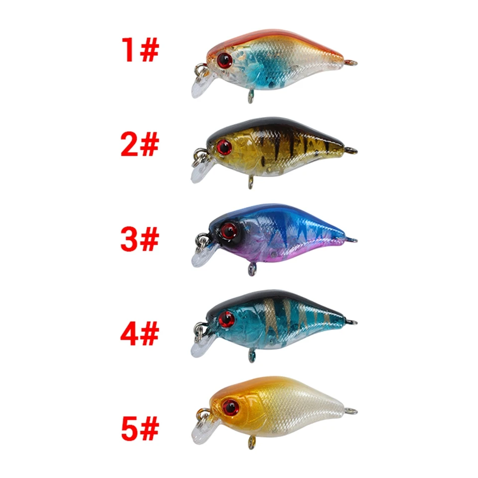 1 шт. 45 мм 4 2 г Crankbait Поверхностная Рыбная приманка искусственная Минноу воблеры