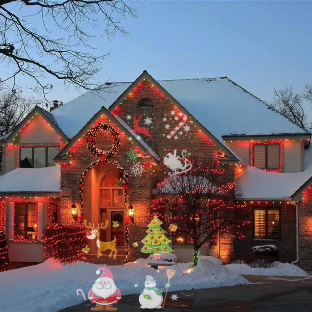 

Romantic Colorful Popular Twilight Night Light Projector Lamp LED Laser Light Flashing Atmosphere Lamp Christmas Gift