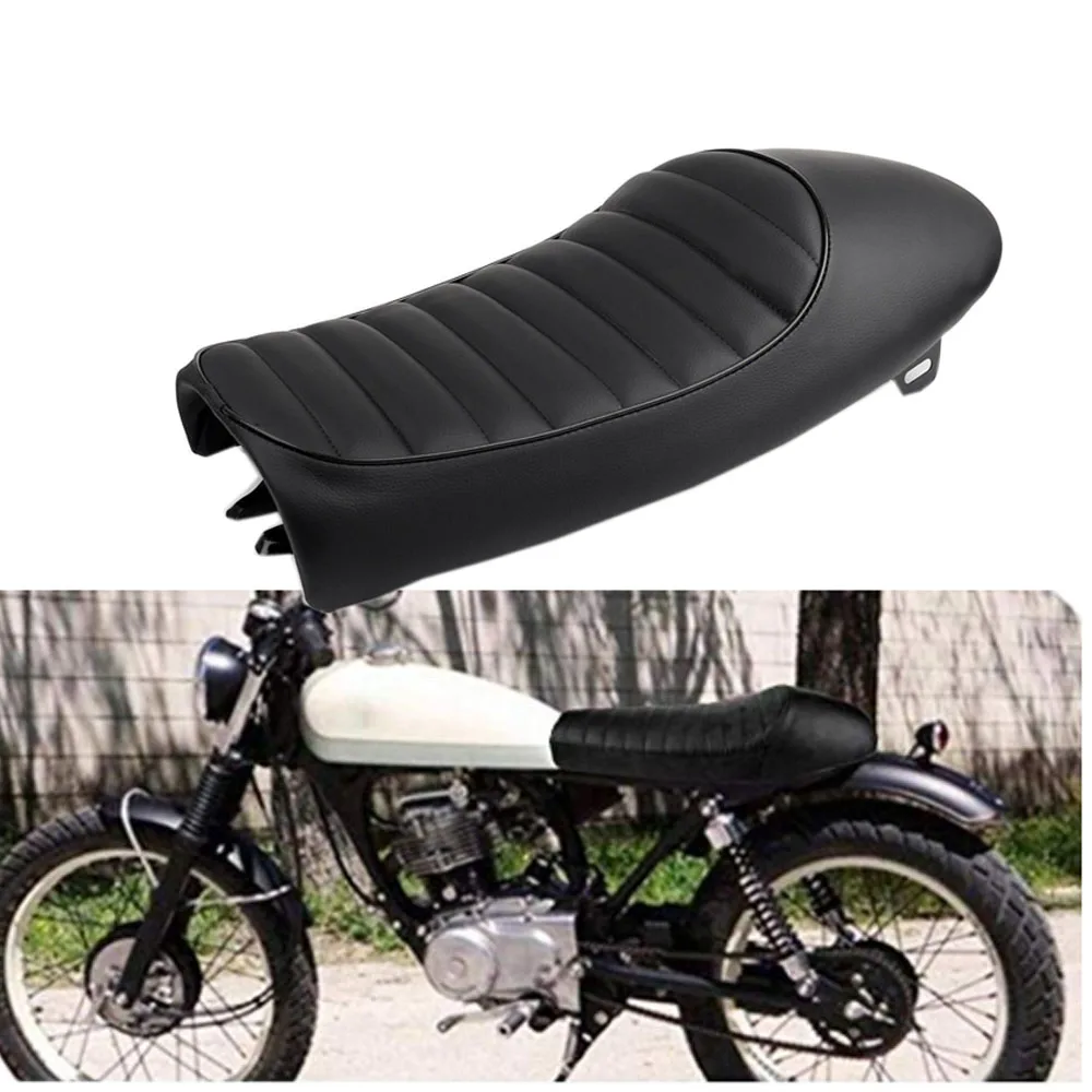 Винтажное седло для мотоцикла Yamaha SR400/500 XJ XS KZ Honda CB200/350/500/750 Suzuki GN - купить по