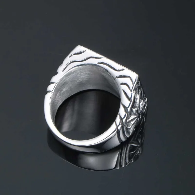 Мужское кольцо Hemiston винтажное из титановой стали | Украшения и аксессуары