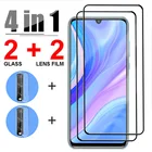 Защитное стекло 4 в 1 для объектива камеры Xiaomi Mi 11 A3 10 Lite 5G 10T 9T Pro, закаленное стекло для Xiaomi Poco X3 F3 M3 Pro F2, стекло