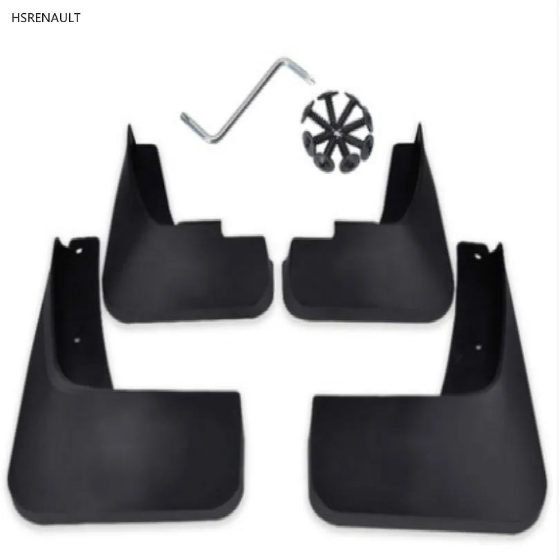 

HSRENAULT Mudguards car Mud guard fender mudguard car flipper with install tools dustproof Mud proof free shipping