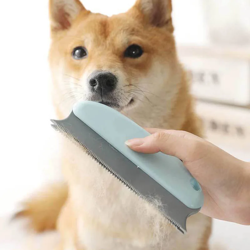 Многофункциональная резиновая щетка для удаления шерсти домашних животных