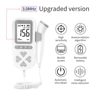 fetal doppler baby heart rate sound monitor for gravid fetus heartbeat detector health care meter sonoline b no radiation 3 0mhz