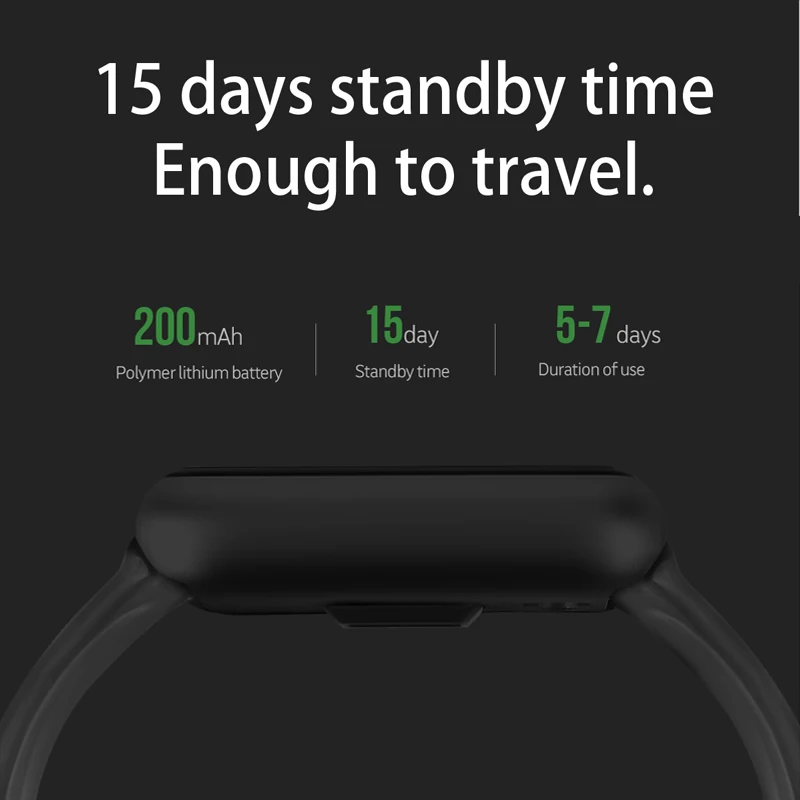 P70 Smartwatch Ip68 Водонепроницаемый спортивные сердечного ритма крови наручные часы с