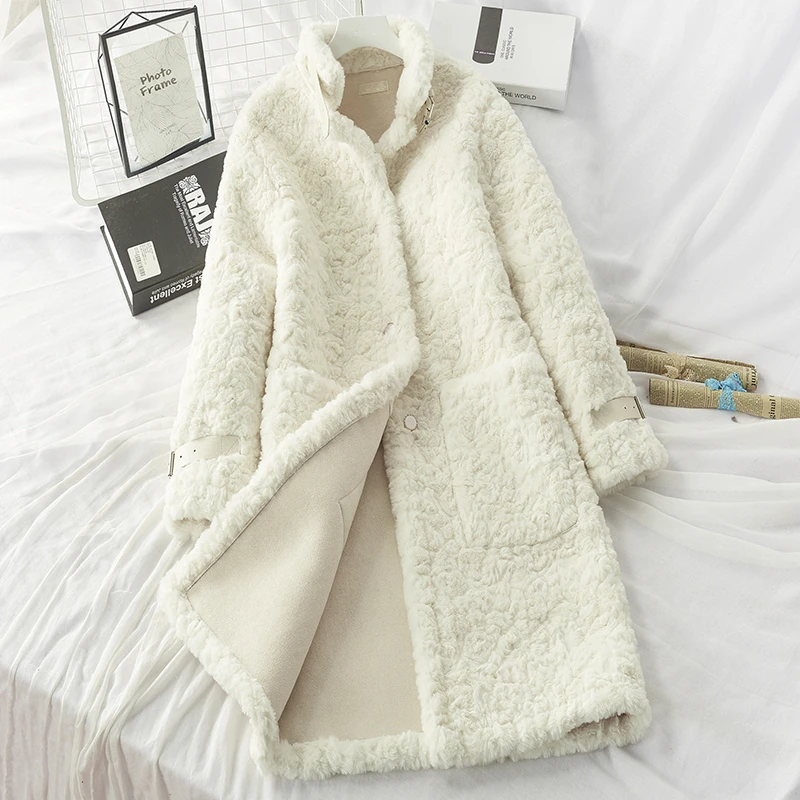 Женская зимняя куртка из искусственного меха новинка 2020 модное свободное