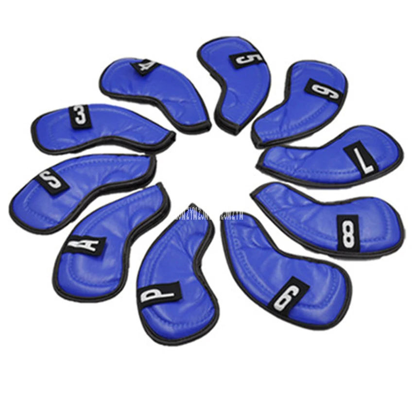 

Новый материал PU 10 шт./компл. крышка головки клуба мягкая деревянная крышка головы водителя гольф клуба профессиональная крышка головки для...