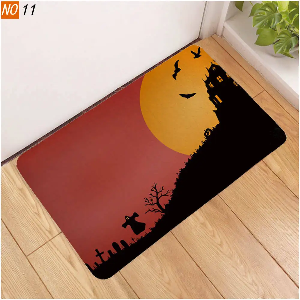 Противоскользящий коврик OIMG для ванной напольный 3D принт Хэллоуин летучая мышь