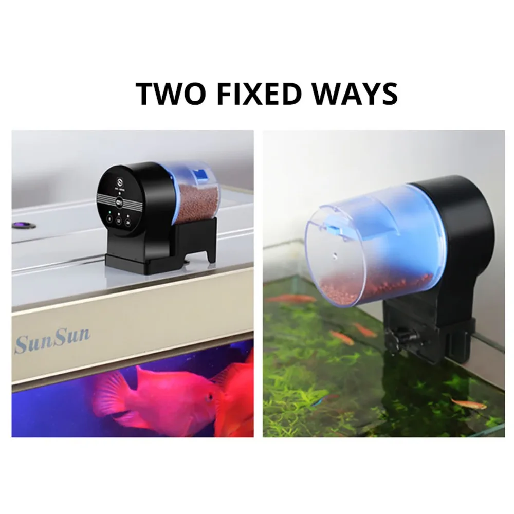 

Automatic Feeder Aquarium Goldfish Smart Timing Auto Fish Feeder Timer Food Feeding 8/12/24 hours Timer Feeding