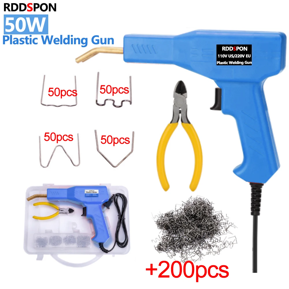 New Plastic Welders Hot Stapler Plastic Welding Machine Car Bumper Repair Tool Kit Garage Tools Handy PVC Plastic Repairing Guns