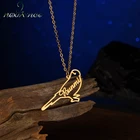 Детское ожерелье Nextvance с именем на заказ, подвеска из нержавеющей стали с надписью Peace Hapiness, летающая птица, для ребенка, для женщин, ювелирное изделие на день рождения, подарок