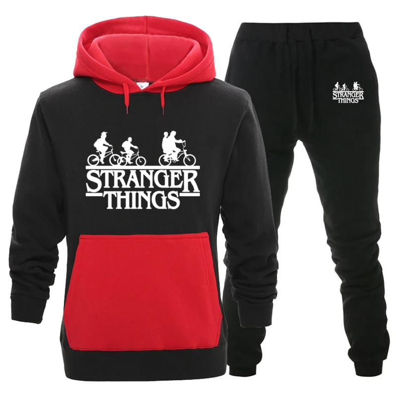 Необычные вещи худи спортивный костюм для мужчин/женщин толстовки + спортивные