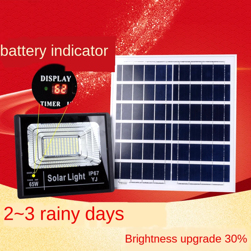 Светодиодный наружный Точечный светильник Foco на солнечной батарее 65 Вт 45 25 120