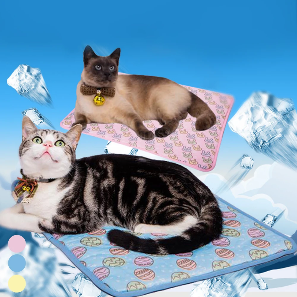 NewPet кошка Лето охлаждающий коврик холодное одеяло удобная Многофункциональная