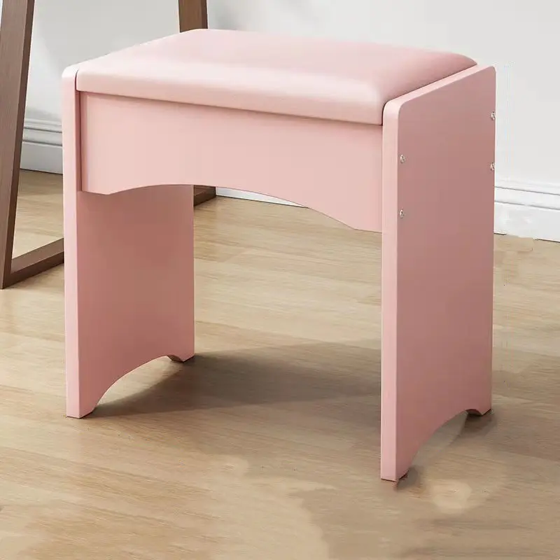 

Стул комод для макияжа, современный простой сменный стул для обуви в спальню, модный креативный низкий стул из ткани