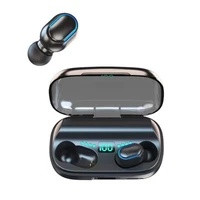 tws earphones1800mah charging box sport waterproof headphone 9d stereo earbuds bluetooth compatible headset power bank headsets