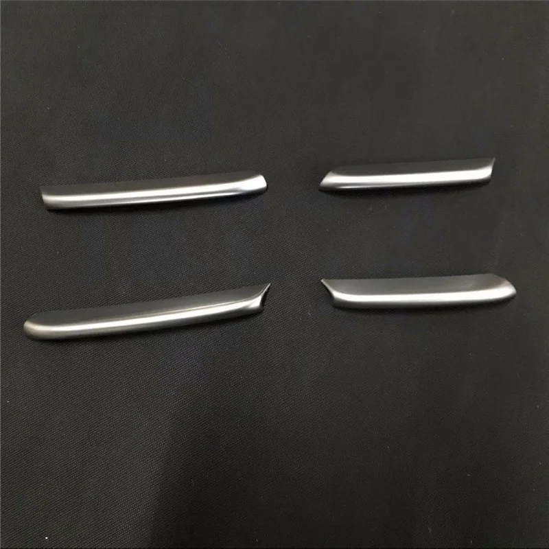 

WELKINRY car auto cover styling for Audi Q2 2016 2017 2018 ABS chrome front head fog lamp light trim