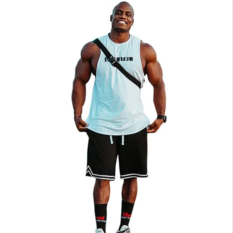 Summer new sports shorts male muscle brother thin mesh running breathable fitness pants five minutes | Мужская одежда