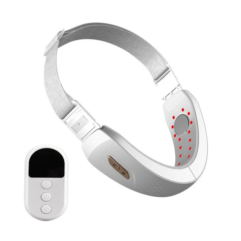 

V Face Massager LED Light Therapy EMS Facial Lifting Device Face Slimming Anti Aging Facial Vibration Massager