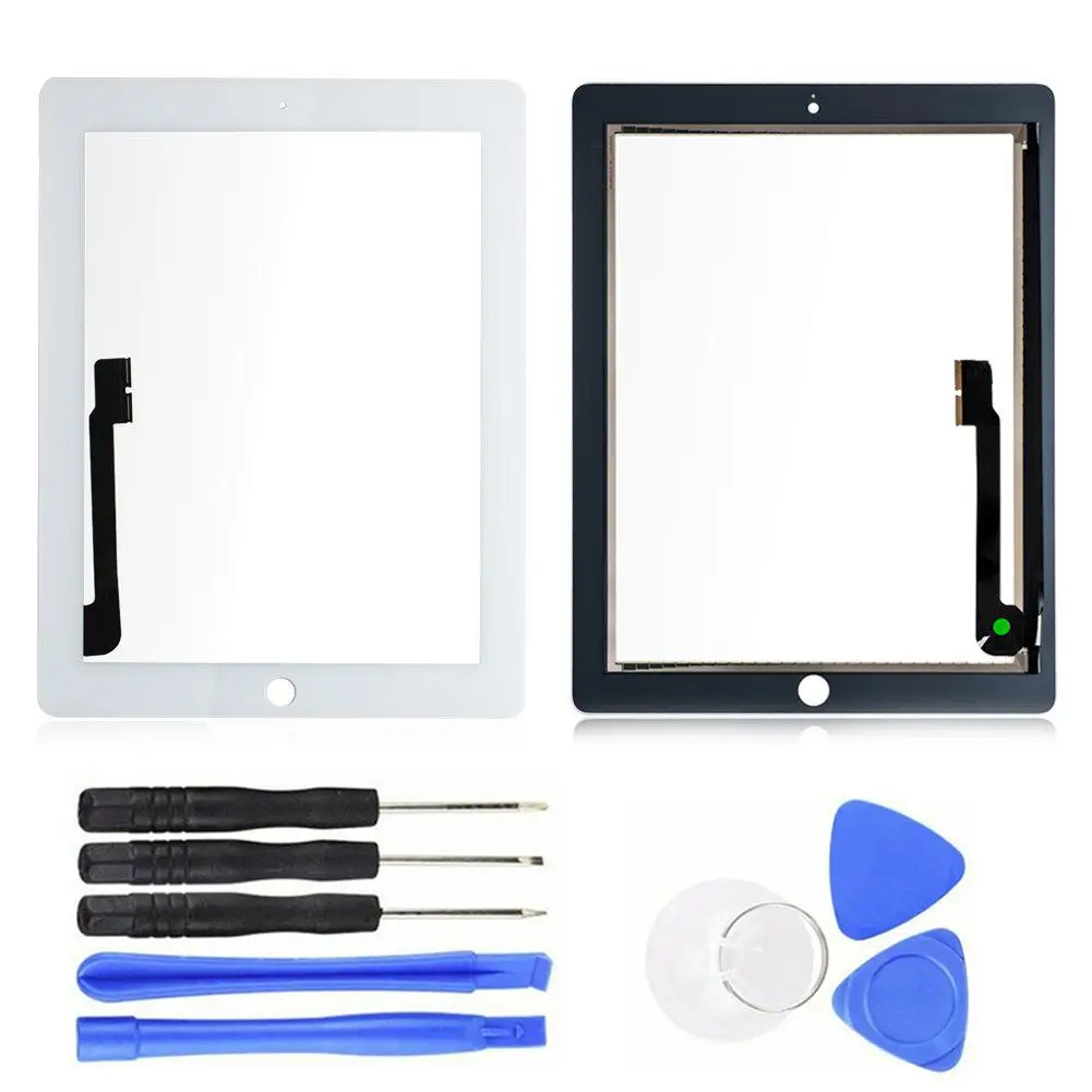 Сменный сенсорный экран для iPad 3 A1416 A1403 A1430 дигитайзер в сборе с кнопкой