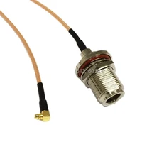 new modem coaxial cable n female jack to mmcx male plug right angle connector rg316 cable pigtail 15cm 6 adapter