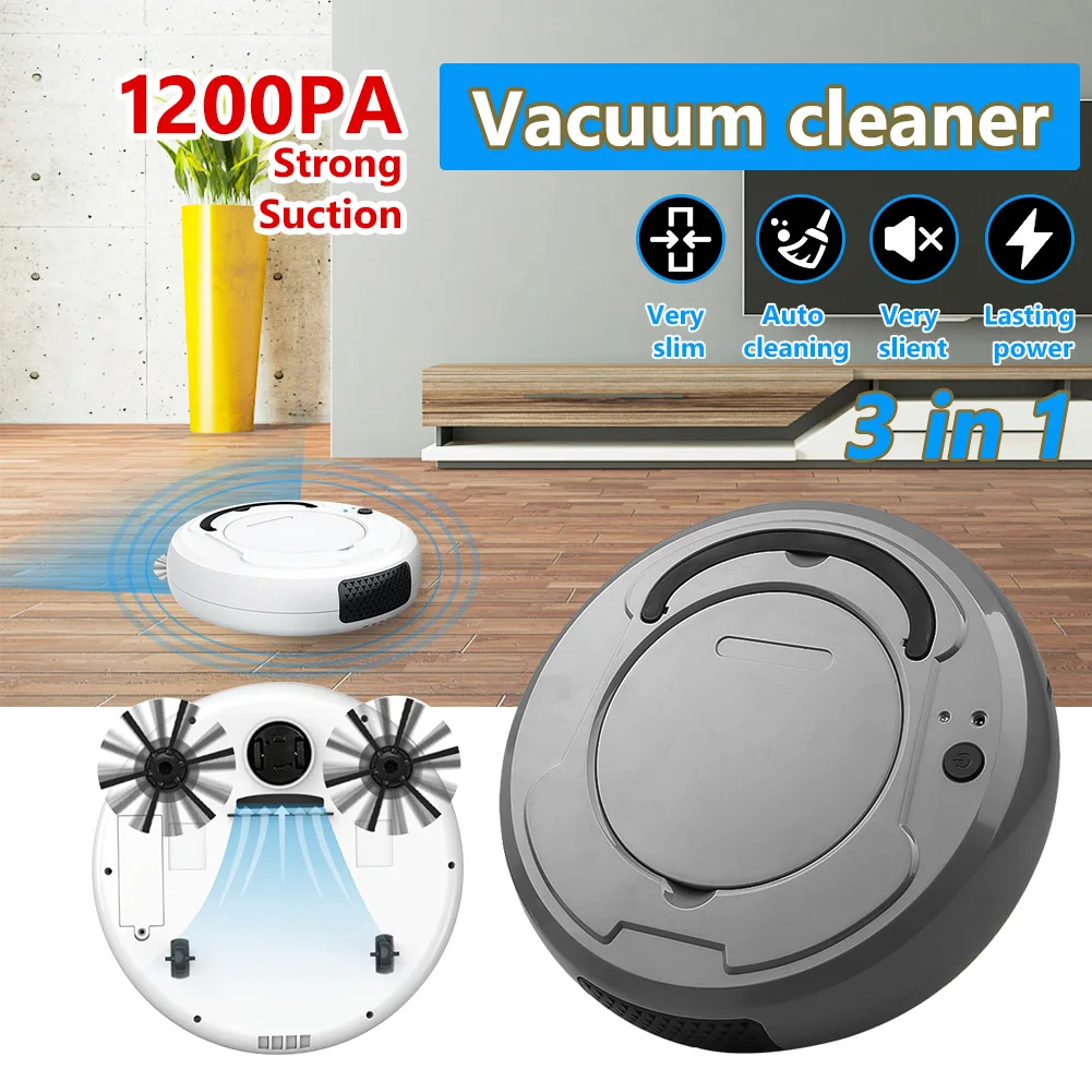 Automatic USB Charging Wireless Sweeping Robot Vacuum Cleaner Cordless Vaccum Carpet Robots Mop Aspirador Aspiradora | Дом и сад
