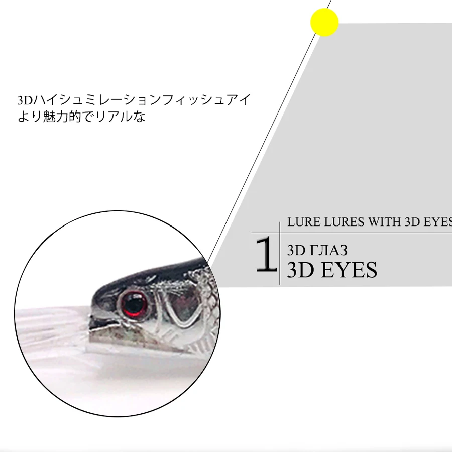 Воблеры для щуки/рыбы Джеркбейт гольян кренкбейты приманка рыбной ловли снасти