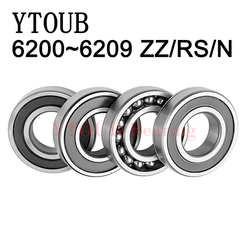 YTOUB глубокий шаровой подшипник паза подшипники 6200 6201 6202 6203 6204 6205 6206 6207 6208 6209 ZZ Z RS 2RS