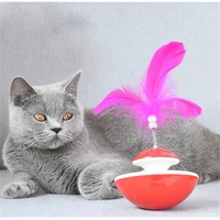 new cat toys funny cat stick feather bell tumbler boring self healing artifact single installed cat anti boring toy