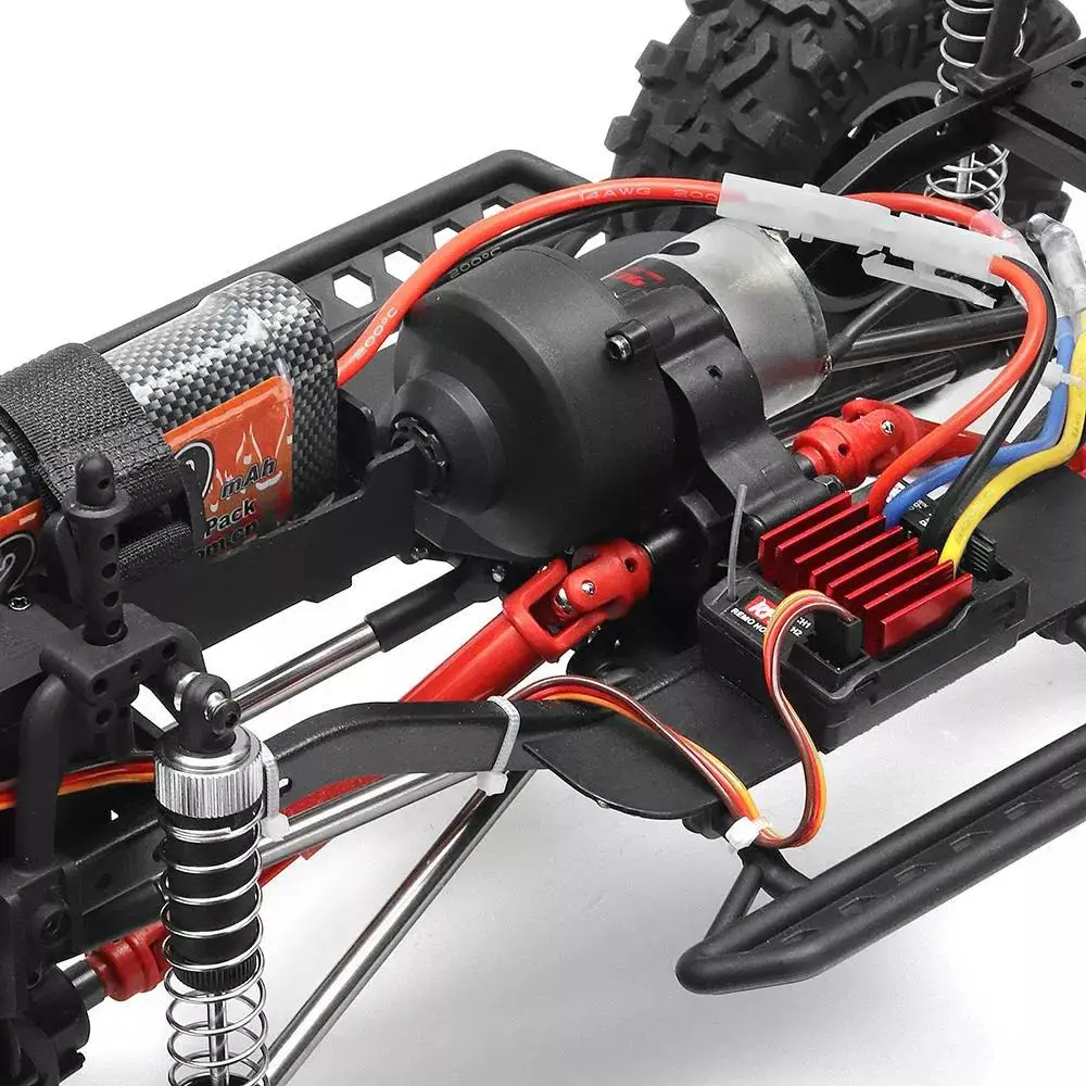 Remo Hobby 1093-ST 1/10 2,4 г 4WD Водонепроницаемая щетка Rc автомобиль внедорожный Рок Гусеничный Трейл установки грузовик RTR игрушка