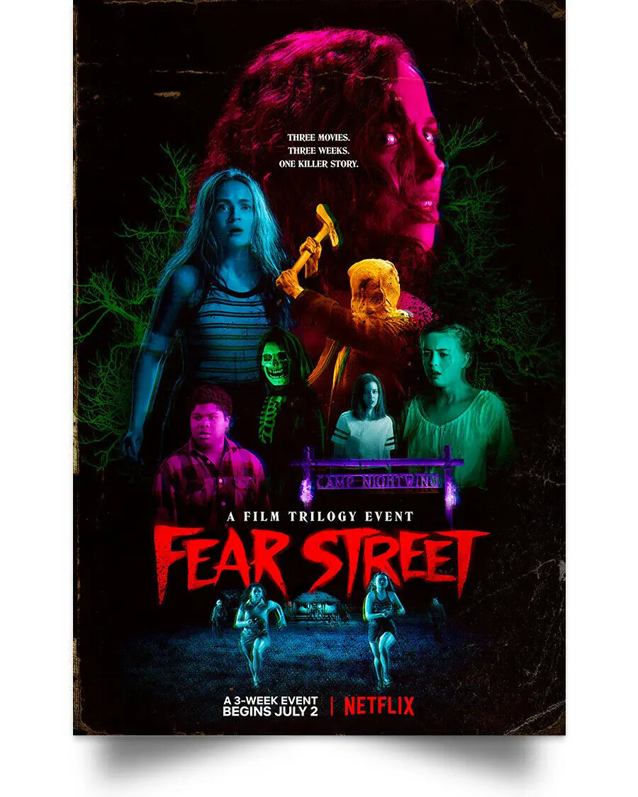 Картина из фильма Страх улицы Шелковый постер с художественным принтом для