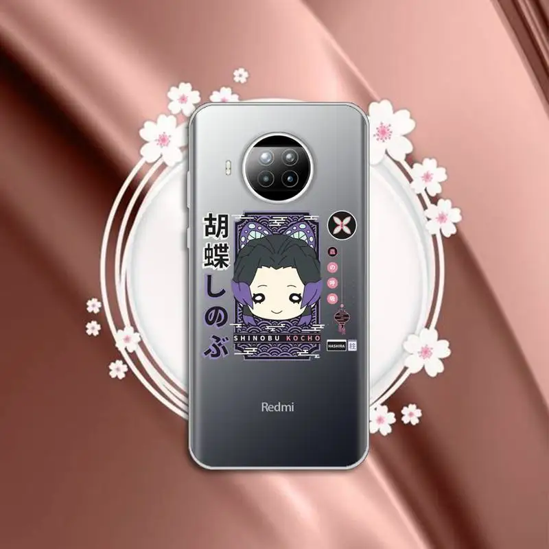 

Demon Slayer Kamado Tanjirou Phone Case Transparent for Xiaomi mi Redmi note 10 t 8 9 pro lite 11 Samsung S 8 9 10 20 plus ultra