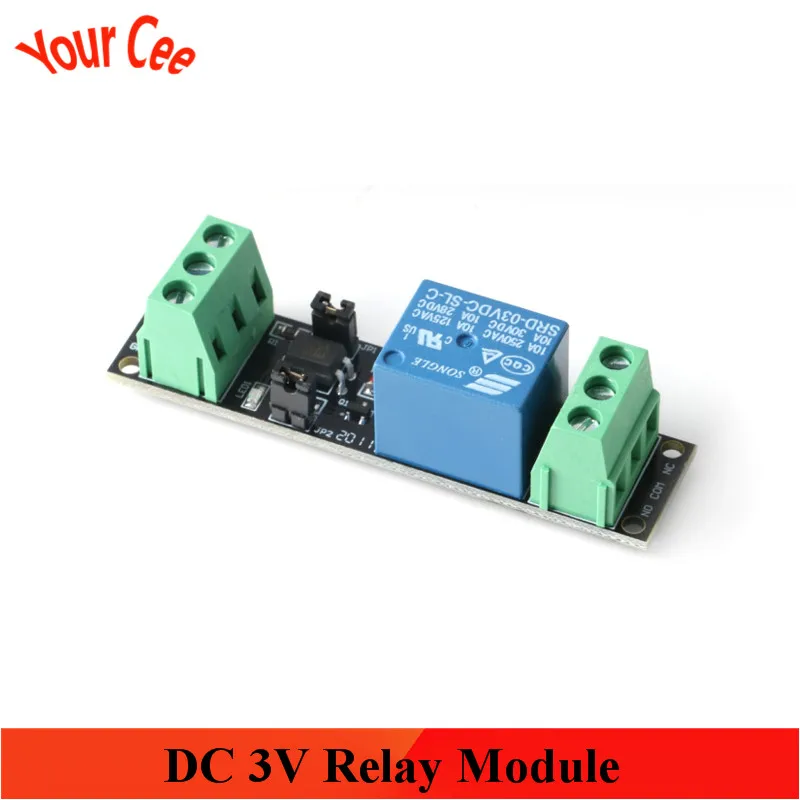 1 канал DC 3V релейный модуль высокого уровня драйвер плата модульный оптрон