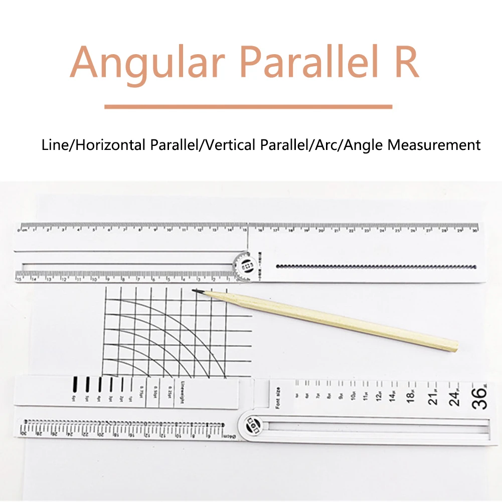 Транспортир DIY математический геометрический портативный многофункциональный